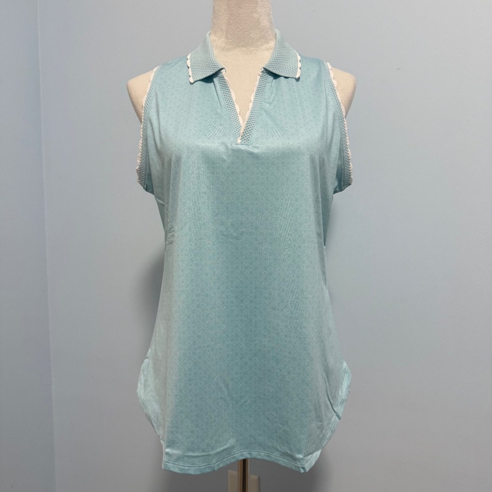 Peter Millar Women’s Sleeveless Ligh Blue Top Size L‎